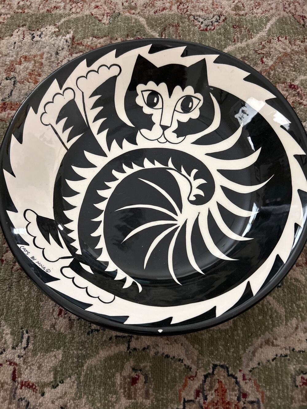 Cat Lovers - vintage bowl - Cats by Nina (Lyman)